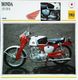 " HONDA 125cc  CB 92   1963"   Collection Fiche Technique Edito-Service S.A. - Collections