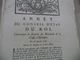 Arrêt Du Conseil D'état Du Roi 16/01/1785  Fixation Dividende De La Caisse D'escompte - Décrets & Lois