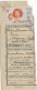 MADAGASCAR - 1949 - TIMBRE Sur COUPON De MANDAT De MAJUNGA => BORDEAUX - Briefe U. Dokumente