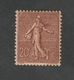 Timbres -  N°131a  - Type Semeuse Lignée De Roty - 1903  -  Neuf Sans Charnière  -  Signé  -  ** - Other & Unclassified