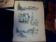 Vieux Papier Planche Dessin  21 X 31 Vues D'Auxerre D'après Boggs  Année ? - Other Plans
