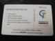 GHANA CHIPCARD 100 UNITS   VOICE DATA VIDEO TRANSFER  FIBRE OPTICS   Fine Used Card  **2974 ** - Ghana