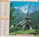 Almanach Du Facteur, Calendrier De La Poste, 1991, SEINE-MARITIME, Les Praz De Chamonix Hte Savoie, - Grand Format : 1991-00