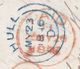 1846 - Lettre Pliée Avec Corresp 4 Pages En Anglais De HULL, Angleterre, GB Vers COGNAC, France Via Londres - Postmark Collection