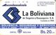Bolivia - ENTEL-010, Tamura, La Boliviana Insurance (Brown Magnetic Side), 20 Bs., Used As Scan - Bolivie