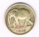 1 FRANC 1949 BELGISCH CONGO /6462/ - 1945-1951: Régence