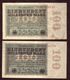 1923  GERMANIA REPUBBLICA DI WEIMAR BANCONOTE TEDESCA   100 MILLIONEN  MARK GERMANY BANKNOT BILLET DE BANQUE ALLEMAND - 100 Mark