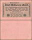 1923  GERMANIA REPUBBLICA DI WEIMAR BANCONOTE TEDESCA FUNF 5 MILLIONEN  MARK GERMANY BANKNOT BILLET DE BANQUE ALLEMAND - 5 Miljoen Mark