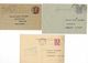 Entier Martouret 42 St Etienne / Lot De 3 / 1926 / 1930 / 1939 / CAD, Flamme, Daguin - Collections & Lots: Stationery & PAP