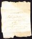 1675 Entire Letter From Smyrne To Florence. Manuscript Endorsement At Lower Left Of Ship And QDC (whom God Pre- - ...-1858 Prephilately