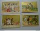 Delcampe - Lot De 109 Chromos : Angelots,personnages En Costume, Pierrot, Arlequin, Enfants, Science, Plantes, Etc - Autres & Non Classés