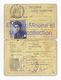 1942 BATARD ANDREE EPOUSE CATONI NEE 1922 PARIS 14 INSTITUTRICE HABITANT 41 RUE DES ECOLES - CARTE IDENTITE - Documents Historiques