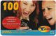 Greenland - Tusass - 2 Girls With Mobile, GSM Refill, 100kr. Exp. 22.04.2009, Used - Greenland