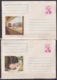 1975-EP-114 CUBA 1975 COMPLETE SET 10 POSTAL STATIONERY COVER COMPLETE YEAR. - Briefe U. Dokumente