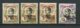 19263 TCH'ONG-K'ING N°65, 82/3, 87 */ **/ °  Timbres D'Indochine De 1907 Et 1919  Surchargés   1908-19  B/TB - Nuevos