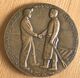 Médaille SNCF Electrification Nord-Est Belmondo 1955 Superbe Etat Bronze (prix Fixe Envoi Recommandé Inclus) - Profesionales / De Sociedad