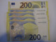 200 Euro-Schein Unc. Draghi UA , Preis Je Schein - 200 Euro