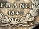 France - 1/2 Franc 1845 W Lille Louis Philippe 4041 - 1/2 Franc
