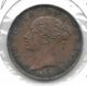 *great Britain 1/2 Penny  1853  Km 726    Vf+ - C. 1/2 Penny