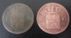 Pays-Bas / Nederland - 2 Monnaie 1 Cent 1822 Et 1870 Utrecht - Collections