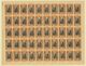 Ruanda - Urundi Ocb Nr :  35 Type B T14  ** MNH  (zie  Scan) II1A3 Surcharge L2, 8 Timbres Tache De Rouille - Full Sheets