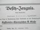 Dokument 3.Reich 1936 Besitz Zeugnis Deutscher Reichskriegerbund Kyffhäuser Ehrenzeichen II. Klasse - 1939-45