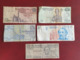 Lot De 5 Billets Circulés D'Ethiopie, Argentine Et Egypte - Ethiopia