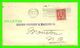 CANADA - ENTIERS POSTAUX 1905 - FROM MONTRÉAL TO RECORD FOUNDRY & MACHINE CO, MONCTON, NB - 2 CENTS STAMP - - Briefe U. Dokumente