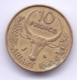 MADAGASCAR 1972: 10 Francs, KM 11 - Madagaskar