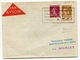 RC 18403 FRANCE 1938 CACHET ENCADRÉ SAINT ETIENNE AVION POUR LE BOURGET POUR VANIER CHEF PILOTE AIR BLEU TB - 1960-.... Covers & Documents