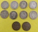 8X BOLIVAR SILVER: 1919 -1929 -1935 - 2X 1936 -1945 - 2X 1954 + 2X 12 1/2 CENTIMOS 1946 - 1958 - Venezuela