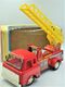 Vintage TIN TOY CAR : Mark YONE With BOX - Fire Engine Truck 1057 - 22cm - Japan - 1960's - Friction Powered - Collectors Et Insolites - Toutes Marques