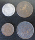 Pays-Bas / Nederland - 4 Monnaies : 10 Cent 1893, 1 Cent 1901, 1/2 Cent 1911, 1 Cent 1917 - Collezioni