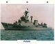 (25 X 19 Cm) (26-08-2020) - H - Photo And Info Sheet On Warship - Korean Navy - Pusan (959) - Bateaux