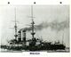 (25 X 19 Cm) (26-08-2020) - H - Photo And Info Sheet On Warship - Japan Navy - Mikasa - Bateaux