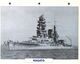 (25 X 19 Cm) (26-08-2020) - H - Photo And Info Sheet On Warship - Japan Navy - Nagato - Bateaux