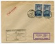 RC 18413 DAHOMEY 1937 LETTRE 1er VOYAGE AEROMARITIME SERVICE AÉRIEN SÉNÉGAL - CONGO 1er VOL FFC - TB - Storia Postale