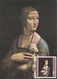 Carte Maximum  Peinture Sculpture Bulgarie 1980 Leonardo Da Vinci Leonard De Vinci - Storia Postale