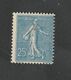 Timbres -  N°132 - Type Semeuse Lignée De Roty Bleu - 1903  -  Neuf Sans Charnière  - ** - Otros & Sin Clasificación