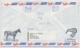 670, 856, 889, 894 Auf Luftpostbrief Brief Gelaufen In Die Schweiz - Lettres & Documents