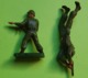 Lot 2 Figurines Soldat Jouet STARLUX - Plastique - ARMÉE DE TERRE - Tireur - état D'usage - Années 1960 - Starlux