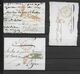 PREPHILATELIE - 9 DEVANTS De LETTRE (FRONT Of COVER / VORDERSEITE) - 2 SCANS - ...-1850 Prephilately