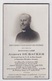 PASTOOR  NOUCELLES WAUTHIER BRAINE - ALBERT DE BACKER  BRUXELLES 1901 - RHODE SAINT GENESE 1937   2 SCANS - Fiançailles