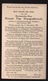 PASTOOR OPHASSELT - RENAAT VAN DROOGENBROECK  GRIMBERGEN 1868 - BRUGGE 1933  -   2 SCANS - Compromiso