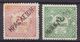 British Post In Heraklion 1898 Mi. 2 & 5    20 Pa Cancelled HPAKΛEION (Hand Stamped) (2 Scans) - Creta