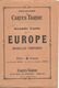 Carte TARIDE : EUROPE - Nouvelles Frontières 1920/22 - 1 / 4 200 000ème. - Geographical Maps