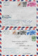 1953 - ENVELOPPES RECOMMANDEES 1° LIAISON AERIENNE AIR FRANCE JAPON => VIETNAM => FRANCE (SAIGON Et PARIS) AFFR. !! - Luftpost