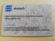 NETHERLANDS  ADVERTISING CHIPCARD HFL 5,00  CRE 082 EBATECH              Fine Used   ** 3192** - Privé