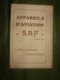 AVIATION : - Appareils D' Aviation   SAF  ( Brevets E. Basin )  A. Solinot,  : Catalogue Illustré  1913 - Aviation