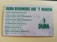 NETHERLANDS  ADVERTISING CHIPCARD HFL 5,00  CRE 077 DURA  BOUWERS            Fine Used   ** 3193** - Privées
